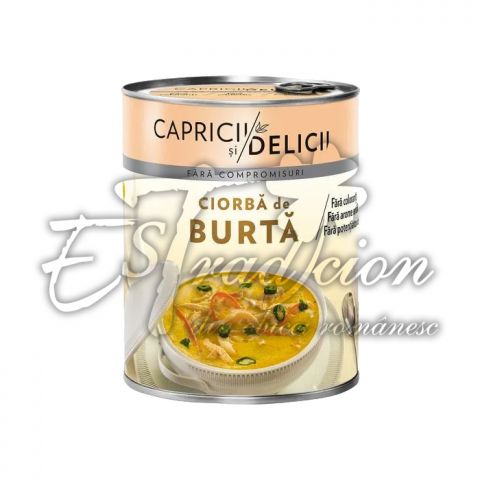 CAPRICII SI DELICII CIORBA DE BURTA 9x400g