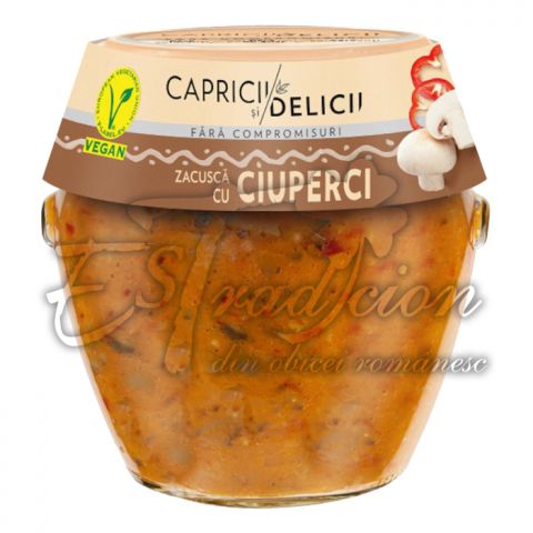 CAPRICII SI DELICII ZACUSCA CU CIUPERCI 6x550g