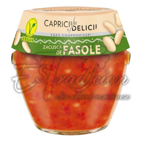 CAPRICII SI DELICII ZACUSCA CU FASOLE 6x550g
