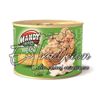 MANDY PATE VEGETAL CU CIUPERCI 6x200g