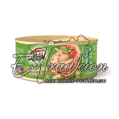 MANDY PATE VEGETAL CU MASLINE 6x120g