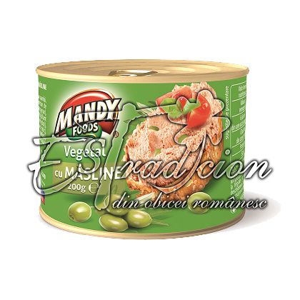 MANDY PATE VEGETAL CU MASLINE 6x200g