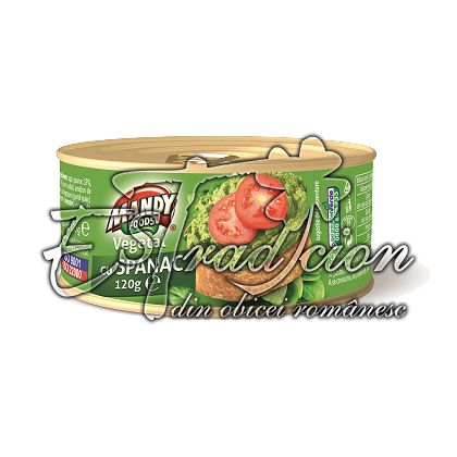 MANDY PATE VEGETAL CU SPANAC 6x120g