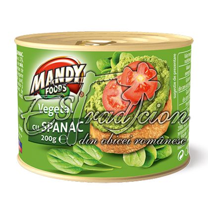 MANDY PATE VEGETAL CU SPANAC 6x200g