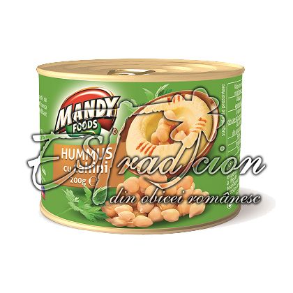 MANDY HUMMUS CU TAHINI 6x200g