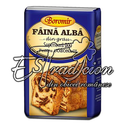 BOROMIR FAINA ALBA 000 PENTRU COZONACI 10x1kg