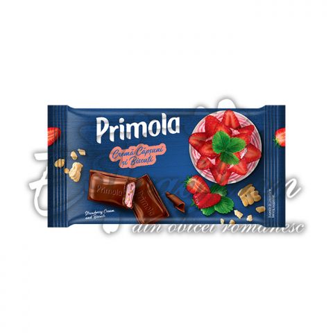 PRIMOLA CIOCOLATA CAPSUNI SI BISCUITI 22x91g