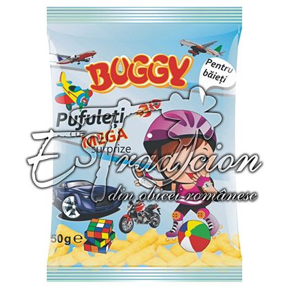 BUGGY PUFULETI MEGA SURPRIZE BAIETI 14x50g