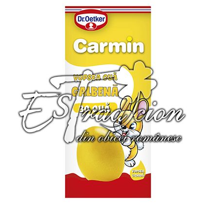 DR.OETKER CARMIN VOPSEA OUA GALBENA 30O 15x5g