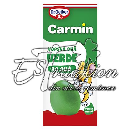 DR.OETKER CARMIN VOPSEA OUA VERDE 30O 15x5g