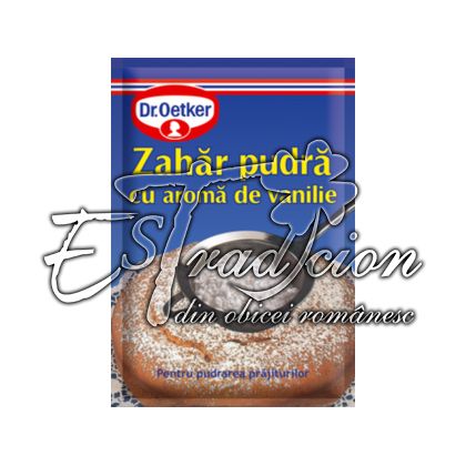 DR.OETKER ZAHAR PUDRA CU AROMA DE VANILIE 25x80g